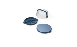Portadolci con manico e chiusura di sicurezza blu