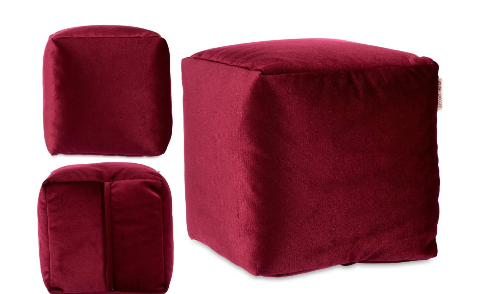 Pouf grigio 30x30x30 centimetri