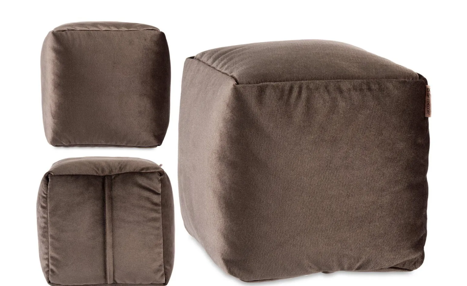 Pouf grigio 30x30x30 centimetri