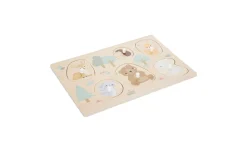 Puzzle Animali gioco bimbi in compensato 6 pezzi
