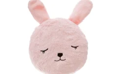 Rabbit Fur cuscino per camerette rosa Ø28 cm