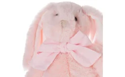 Rabbit peluche in tessuto rosa h35 cm