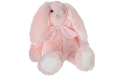 Rabbit peluche in tessuto rosa h35 cm