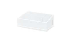 Rainbow organizer bagno bianco