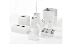 Rainbow organizer bagno bianco