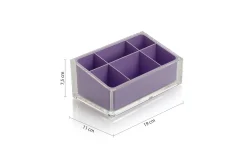 Rainbow organizer bagno lilla