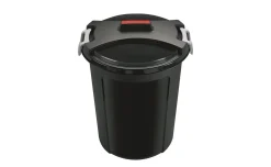 Refuse Bidone universale con Coperchio 46 Litri Nero