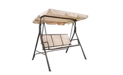 Roger dondolo 3 posti con tettuccio beige