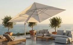 Santa Barbara ombrellone 300x400 cm bianco