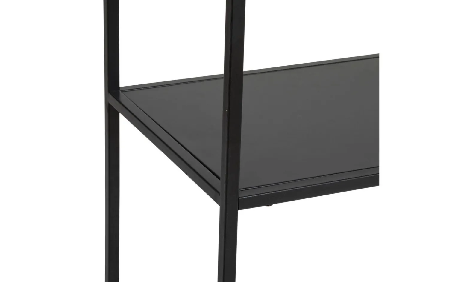 Scaffale 6 ripiani nero 90x35x180h cm
