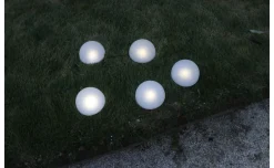 Set cinque pezzi segnapassi solare Stones