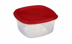 Set 7 contenitori quadrati in plastica