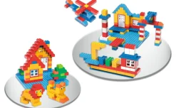 Set costruzioni blox 250 pezzi con secchio porta mattoncini