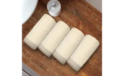 Set 4 lavette 100% cotone 30x30 cm
