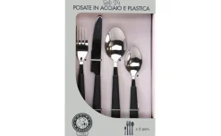 Set 24 posate in acciaio