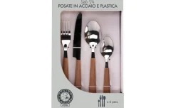 Set 24 posate in acciaio