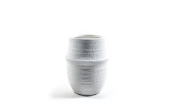 Shila vaso in ceramica bianco h21 cm