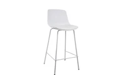 Skin sgabello alto bianco