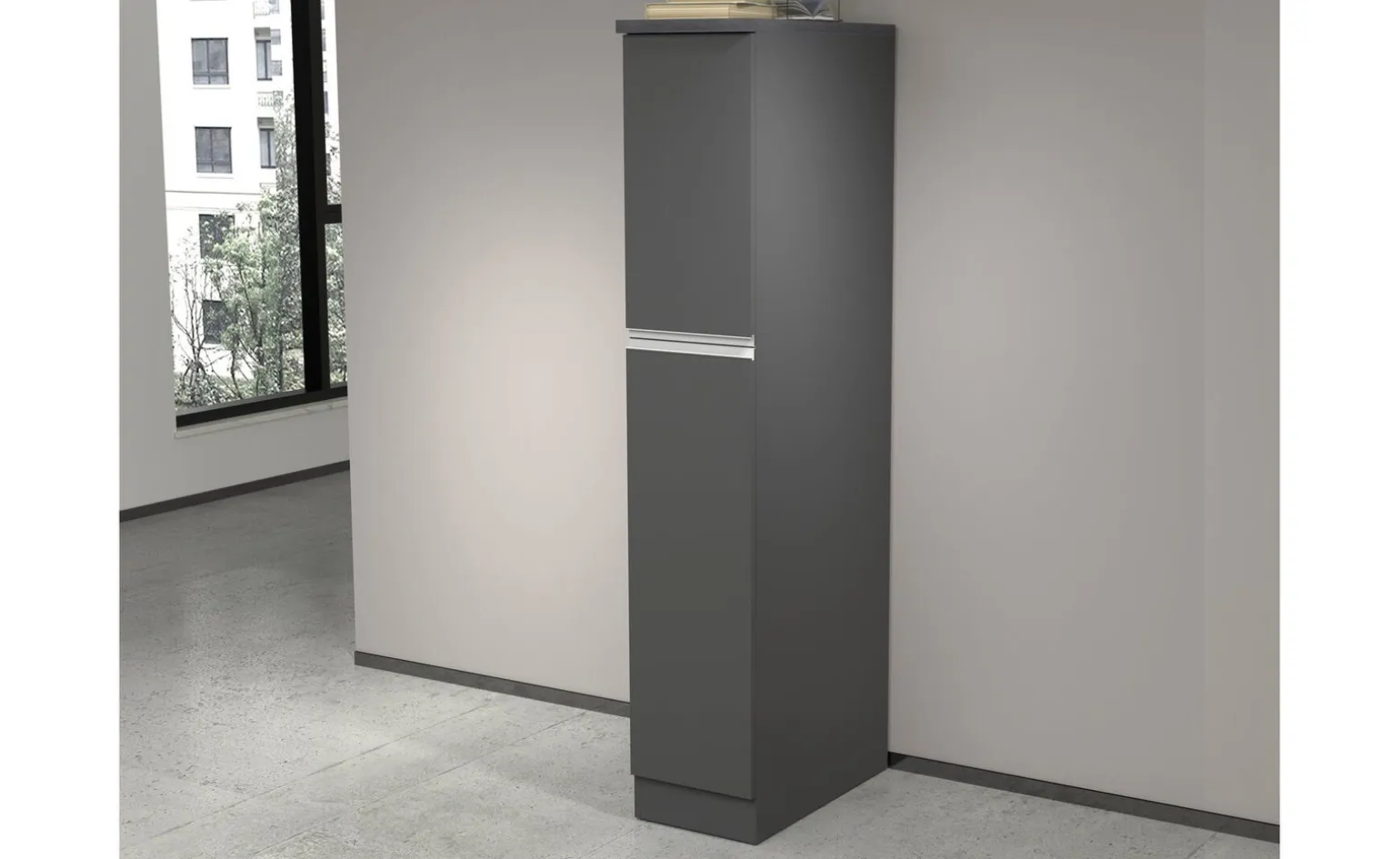 Snack armadio porta spezie antracite h165 cm