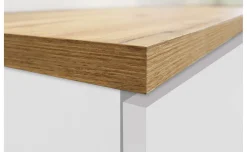 Snack armadio porta spezie bianco lucido/rovere h165 cm