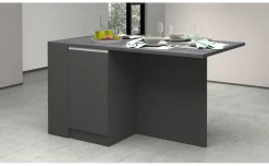 Snack isola 2 ante con vano giorno antracite L160cm