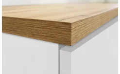 Snack mobile dispensa bianco lucido/rovere h165 cm