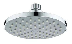 Soffione doccia tondo Ø15 cm – 1 getto in ABS cromato