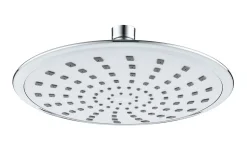 Soffione doccia tondo Ø20 cm – 1 getto in ABS cromato