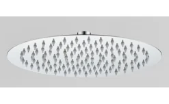 Soffione doccia tondo Ø23 cm – 1 getto in ABS cromato