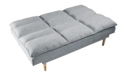 Soft divano letto in tessuto grigio