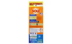 Solo detersivo in polvere per lavatrice 3 in 1 bianco splendente, fusto da 115 lavaggi
