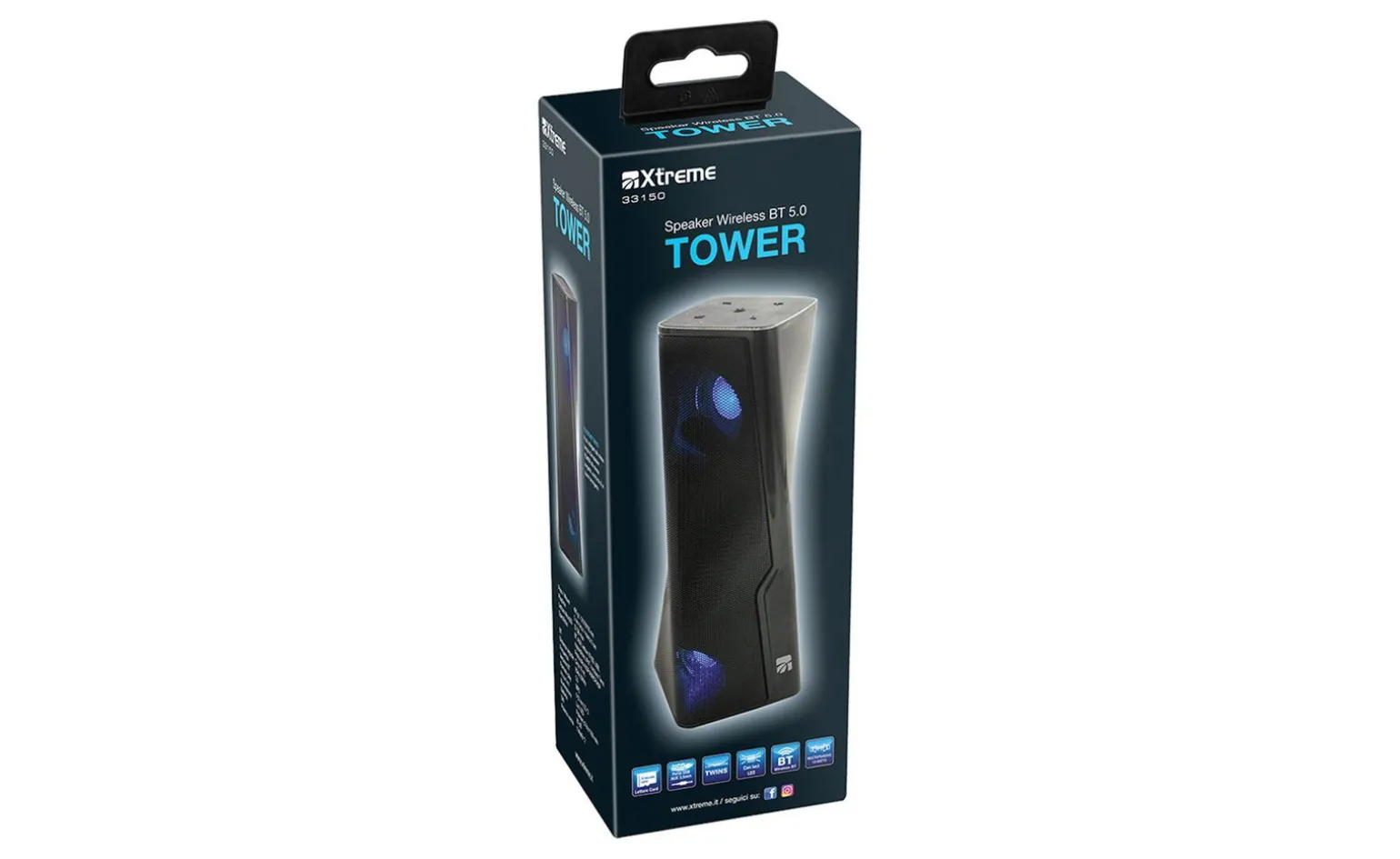 Speaker BT 5.0 TOWER Wireless