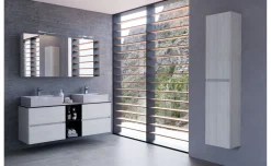 Specchiera Cleo contenitore con lampada LED