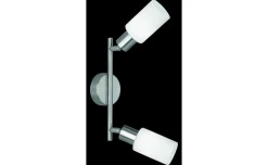 Spot mars 2 luci portalampada E14 bianco lunghezza 25 centimetri