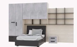 Stone cameretta a ponte, letto contenitore piazza e mezza