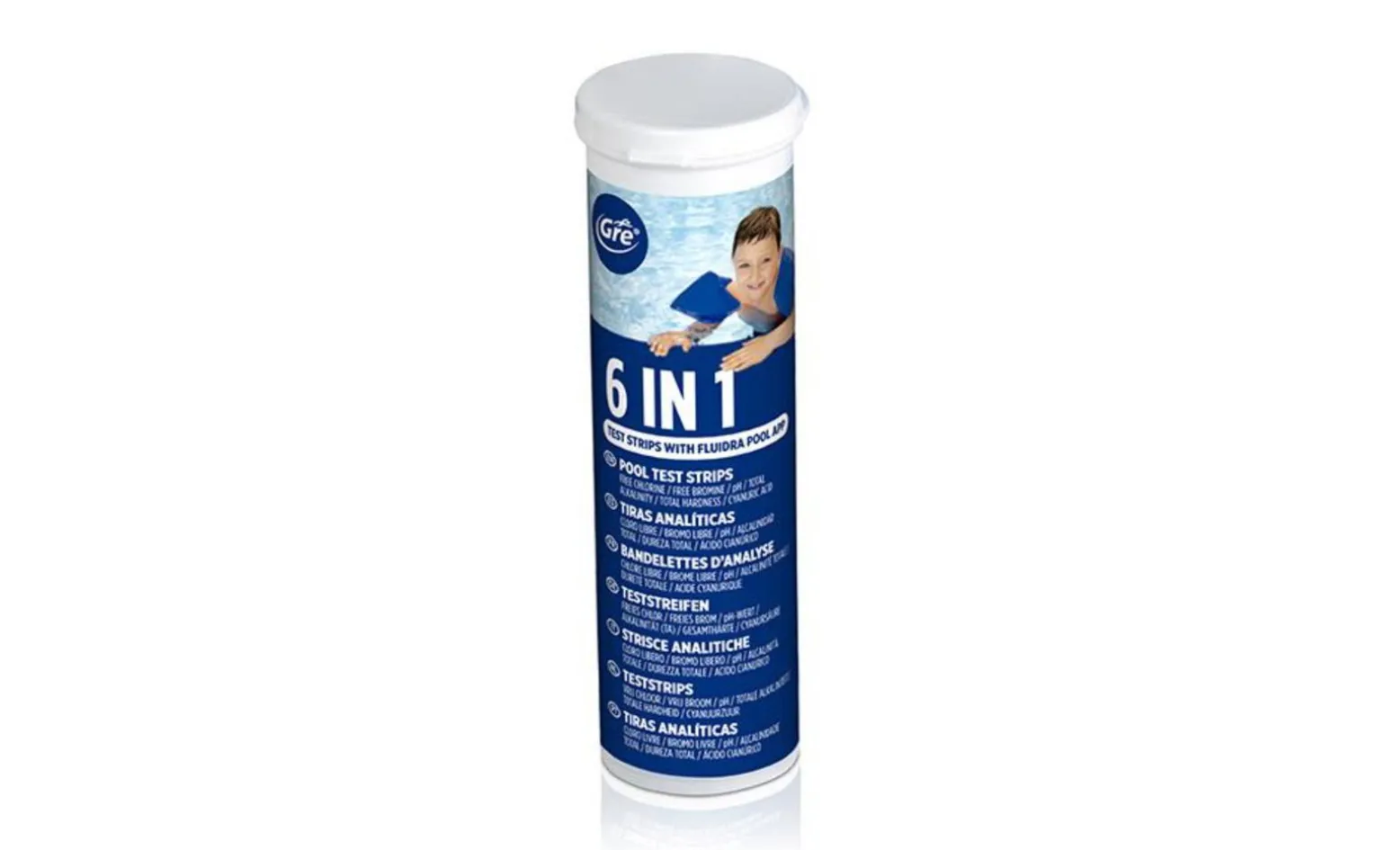 50 strisce analitiche 6 in 1 per test piscina