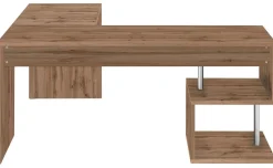 Studio scrivania reversibile legno naturale