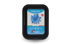 Teglia rettangolare Bella Blu 25 cm in alluminio antiaderente – 2 maniglie