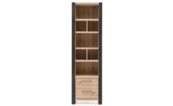 Tenerife libreria 2 cassetti artisan con particolari neri