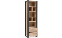 Tenerife libreria 2 cassetti artisan con particolari neri