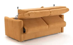 Tilde divano letto 3 posti arancione
