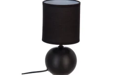 Timeo abatjour nera in ceramica E14 60W