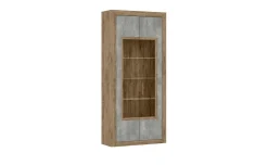 Tolosa vetrina 2 ante ribec cognac e beton oxid