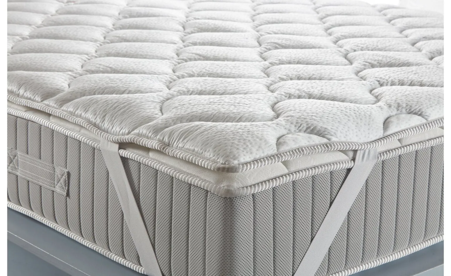 Topper Bamboo Memory per materasso piazza e mezza