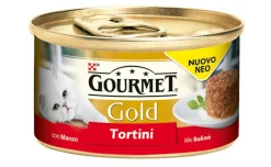 Tortini Gourmet Gold, Manzo 85gr