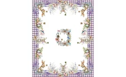 Tovaglia pasquale 140x180 cm in cotone