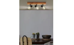 Townshend barra faretti 3 luci legno e metallo