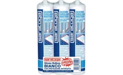 Trispack silicone acetico trasparente