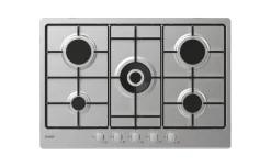 Trittico 75cm Gas + Forno Nero + Frigorifero Candy
