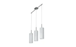 Troy sospensione 3x40w e27 bianca h110 cm
